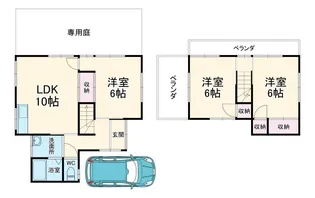 埼玉県深谷市東方【一戸建】の間取り