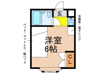 石丸ハイツ【2階】の間取り