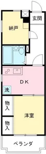 アップルコート橋本【2階】の間取り