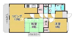 レジェロ住之江【8階】の間取り