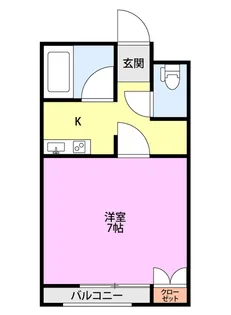 SAJA-東山公園【2階】の間取り