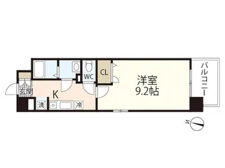 第30友建ビル【8階】の間取り