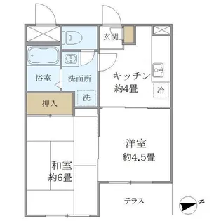 フォルス船橋I【1階】の間取り