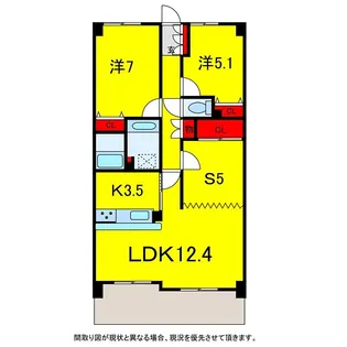 エステプラザ四街道駅前【2階】の間取り