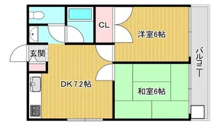 コーポ井上【2階】の間取り