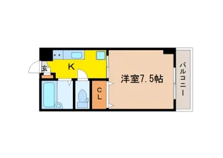 ベルヴュー【1階】の間取り