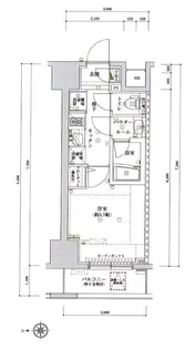 スパシエジーベック亀戸【4階】の間取り