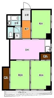 やつえビル【3階】の間取り