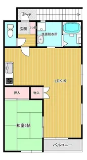 ウエストドミール【2階】の間取り