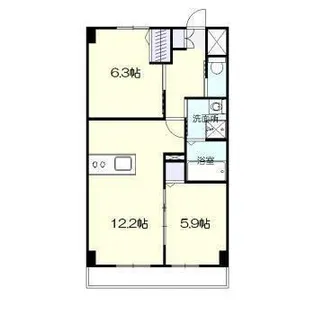 シーテラス(Sea Terrace)【5階】の間取り