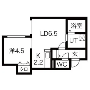 北海道札幌市北区北十七条西2【マンション】の間取り