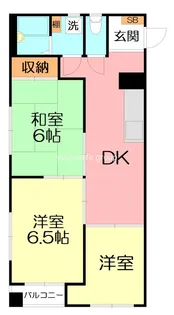 神奈川県平塚市平塚2【マンション】の間取り