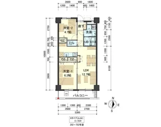 u・ステージ3【5階】の間取り