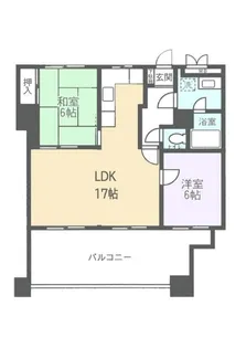 グレースフル相模原【5階】の間取り