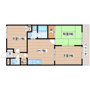 コンフォール壱番館【3階】の間取り
