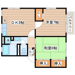 シティハイム寿【2階】の間取り