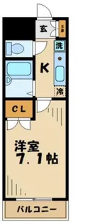 東京都八王子市東中野【マンション】の間取り