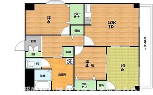 サンドミール泉【1階】の間取り