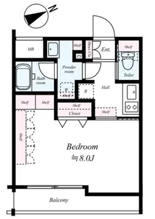 東京都江東区平野2【マンション】の間取り