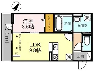 埼玉県さいたま市岩槻区本町3【アパート】の間取り