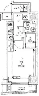 レーヴ東京イーストフェルクルール【3階】の間取り