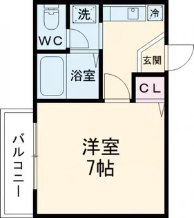 エーデルワイス【1階】の間取り