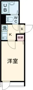 APT西新井【1階】の間取り