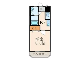 福岡県北九州市小倉南区徳力2【マンション】の間取り