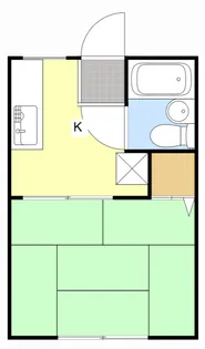 サンビレッチE【1階】の間取り