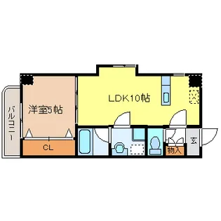 グランデュール一本杉【2階】の間取り