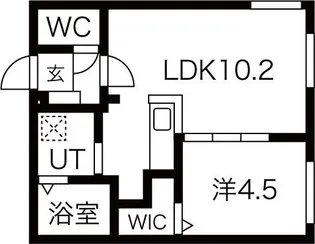 GRAND GRACE312【4階】の間取り