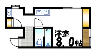 CREARE比治山【1階】の間取り