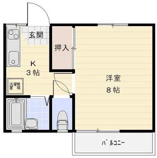 津フォーブル III【1階】の間取り