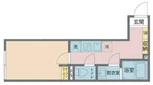 東京都小平市小川町1【アパート】の間取り