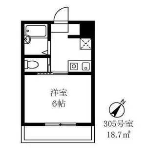 デア・ケーニッヒ【3階】の間取り