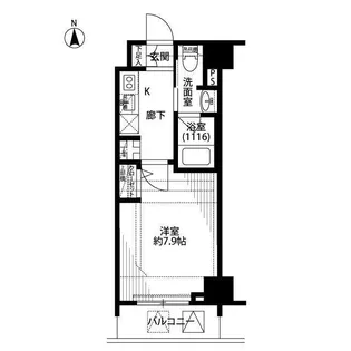 プレール・ドゥーク浜松町【11階】の間取り