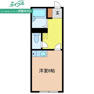 ハイユニK1【1階】の間取り