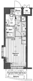 東京都港区高輪2【マンション】の間取り