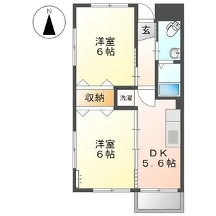 市川ビル【2階】の間取り