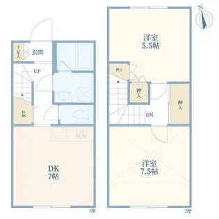 ボナール6【1階】の間取り