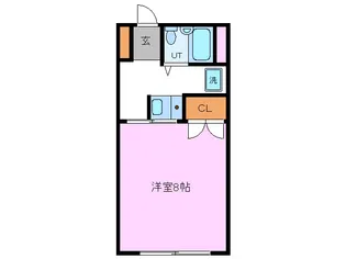 ハイムスギヤマ【2階】の間取り