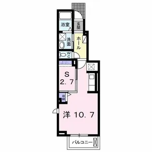 シエロ.ガーデン.ツダ D【1階】の間取り