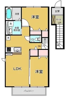 メゾン・ド・ルポ【2階】の間取り