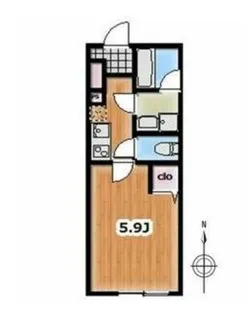 埼玉県草加市吉町5【アパート】の間取り