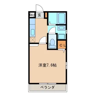 サンビレッジ II【2階】の間取り