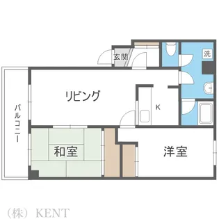 コンフォート41【2階】の間取り