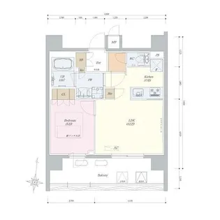 リーラ中野【10階】の間取り