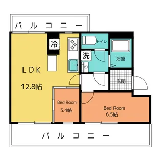 東京都大田区池上6【マンション】の間取り