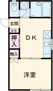 エピーメロン西瑞江【1階】の間取り