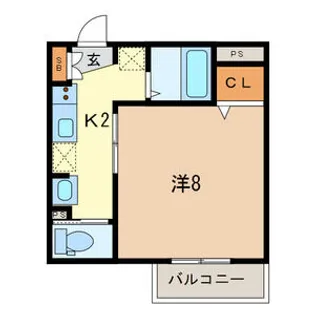 カシュカシュ【3階】の間取り